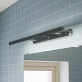 FLASKPOST LED iluminación p/arm pared, cromado, 56 cm