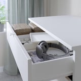 VIHALS Chest of 4 drawers, white/anchor/unlock-function, 70x47x90 cm