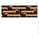 ARBETSTÅG Door mat, dog, 60x90 cm