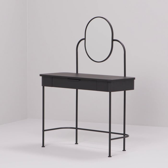 GRFJLLET dressing table, anthracite, 393/8x161/2" - IKEA