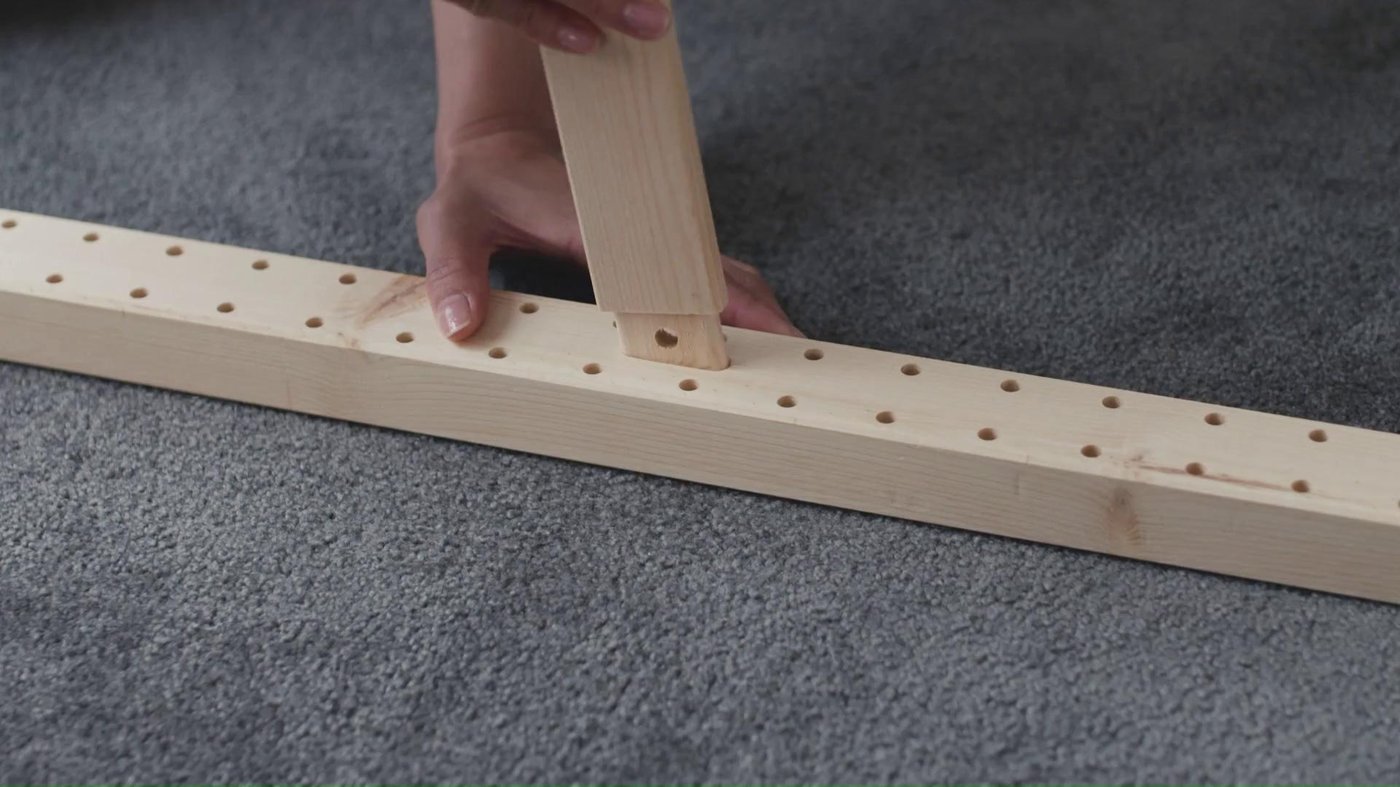 IKEA IVAR Стеллаж с 2 контейнерами, сосна ИКЕА (Видео №1)