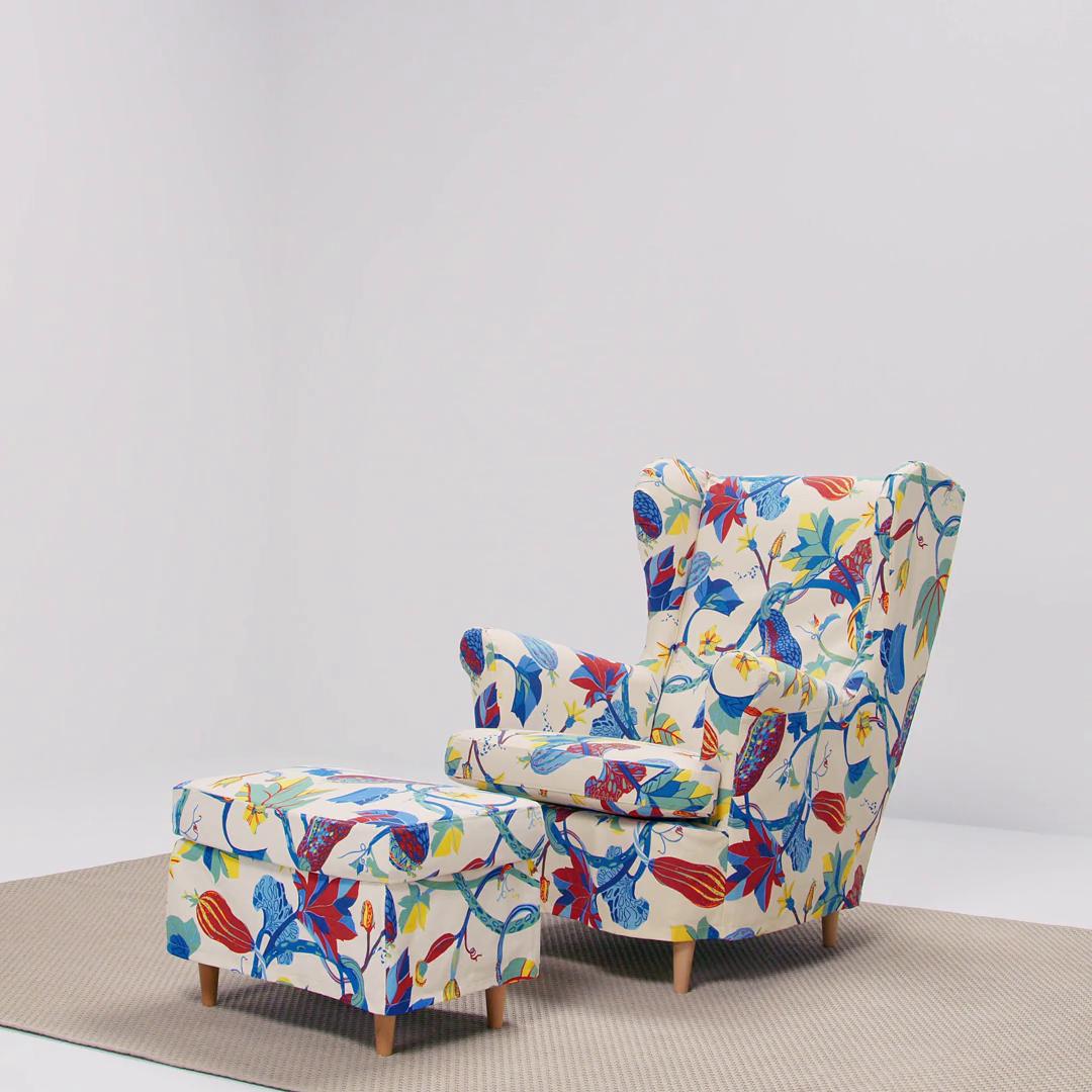 STRANDMON ストランドモン カバー ウィングチェア用, スティグスボ