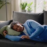 LINDÅKRA 2er-Bettsofa, Vissle dunkelgrau