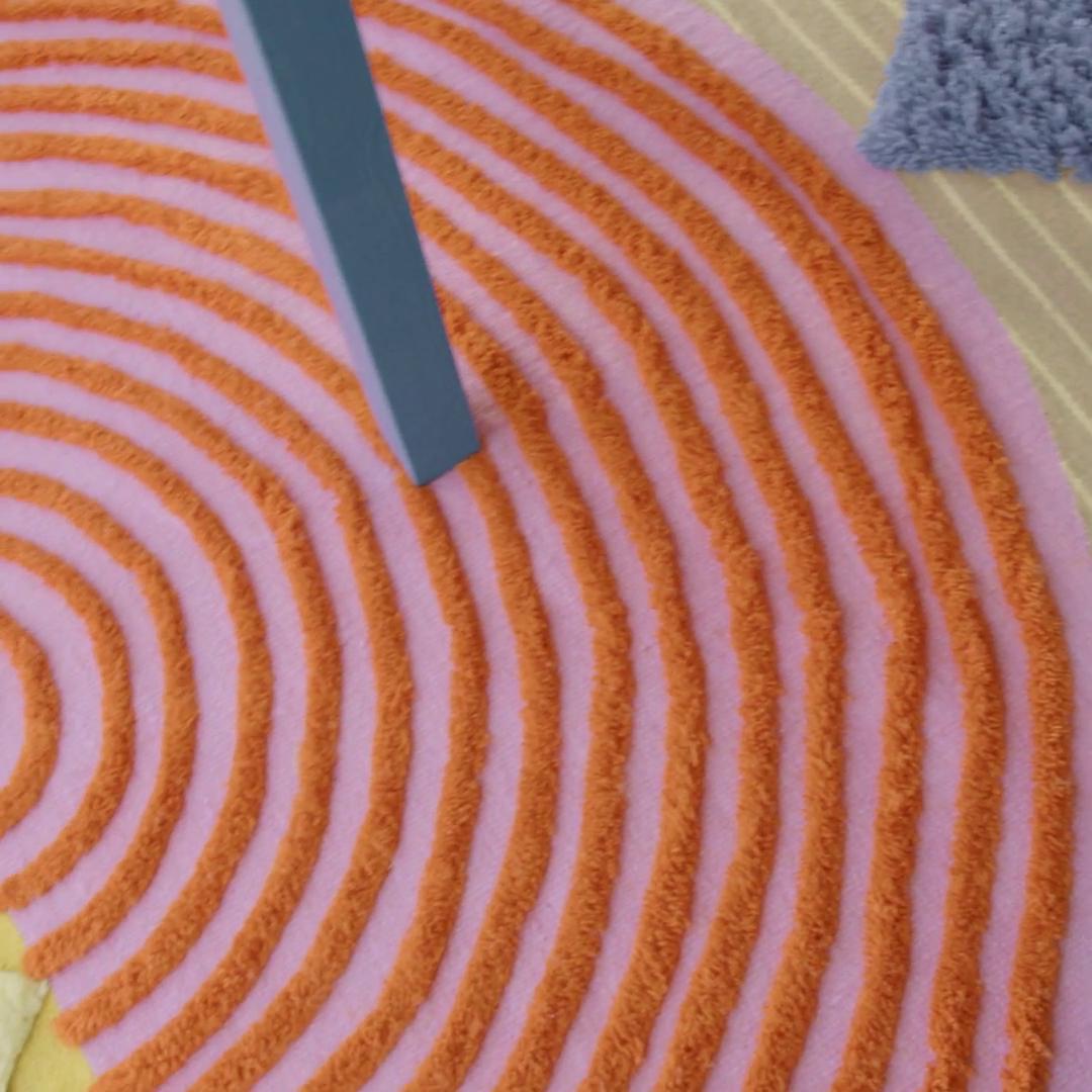 OMMJÄNGE rug, flatwoven, multicolor, 4'7