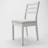 TONSTAD / TONSTAD Table and 4 chairs, off-white/off-white Fridtuna light beige