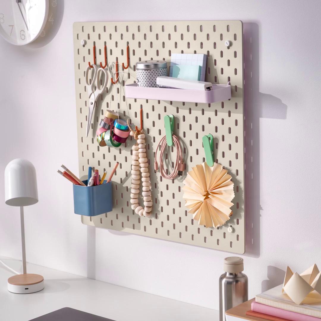 IKEA イケア　おまとめ　SKADIS スコーディス×2 　クノッペング SKÅDIS スコーディス 有孔ボードコンビネーション - IKEA