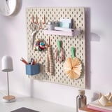 SKÅDIS Pegboard combination, multicolour, 56x56 cm