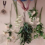 SMYCKA Kunstblume, drinnen/draußen Mohn/weiß, 51 cm