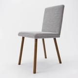 TONSTAD Chaise, Viarp beige/brun/brun motif chêne