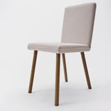 TONSTAD Chair, Fridtuna light beige/brown oak effect