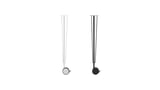 KRILLE Leg with caster, black, 27 1/2 "