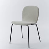 SKÅLSTA Table and 4 chairs, light grey-beige hairpin black-grey/Knäbäck beige tubular metal/black-grey, 140x80 cm