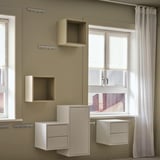 Шафка IKEA EKET, бежевий, 35 × 35 × 35 см — фото 5