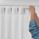 ÄNGSFRYLE Sheer curtain, 1 piece - white 118x98 "