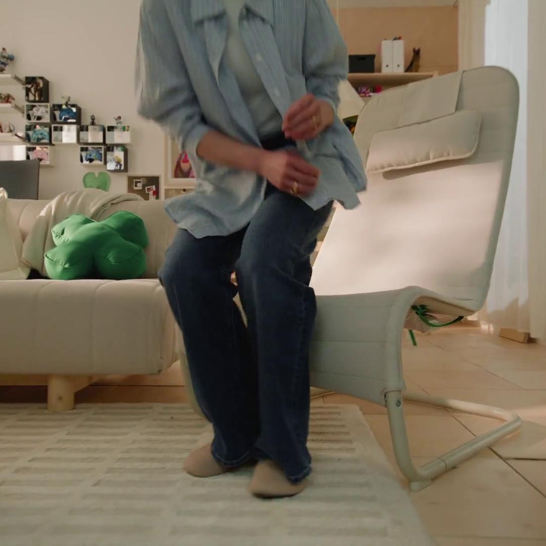 YXSTABY gaming lounge chair, Vissle beige - IKEA