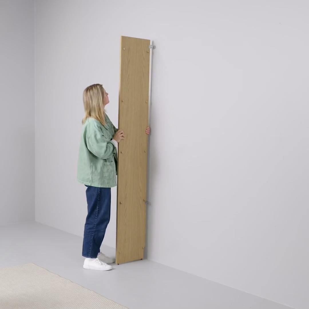 LÅDMAKARE ロードマカレ キャビネット 引き戸付, オーク調 - IKEA