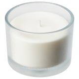 ADLAD شمعة معطرة في كأس, الغابة الاسكندنافية/أبيض, 50 س