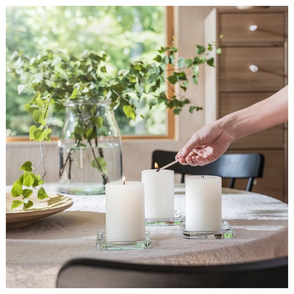 ADLAD قالب شمع معطر, الغابة الاسكندنافية/أبيض, 30 س