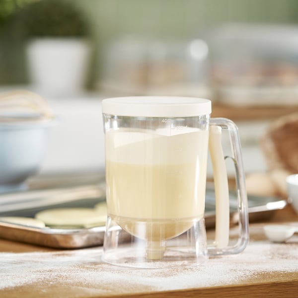 BAKTIDER إبريق قياس مع موزع, بيج فاتح, 1 ل