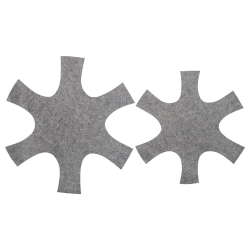 BEDÖMA واقي مقلاة، طقم من 2, رمادي