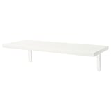 BERGSHULT / TOMTHULT رف مع حامل, أبيض, ‎80x30 سم‏