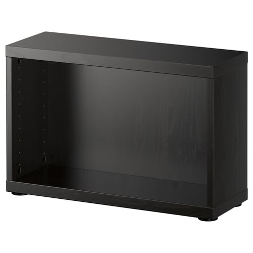 BESTÅ هيكل, أسود-بني, 60x20x38 سم