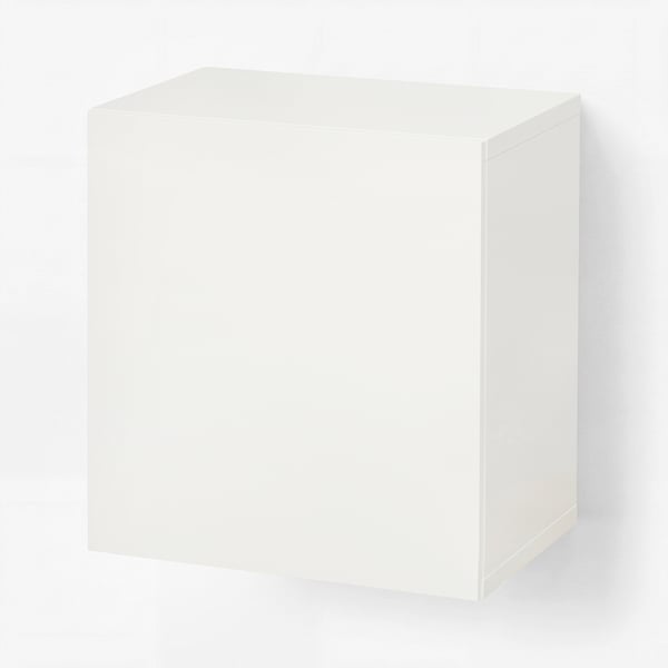 BESTÅ تشكيلة خزانة حائطية, أبيض/Lappviken أبيض, 60x42x64 سم