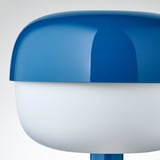 BLÅSVERK مصباح طاولة, أزرق, 36 سم