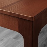 EKEDALEN / ODGER طاولة و 4 كراسي, بني/أبيض بيج, ‎120/180 سم‏