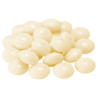 FENOMEN شمعة غير معطرة تطفو على الماء, لون طبيعي