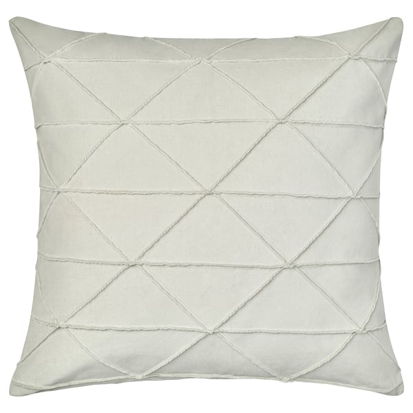 FJÄLLELM غطاء وسادة, رمادي فاتح, ‎50x50 سم‏