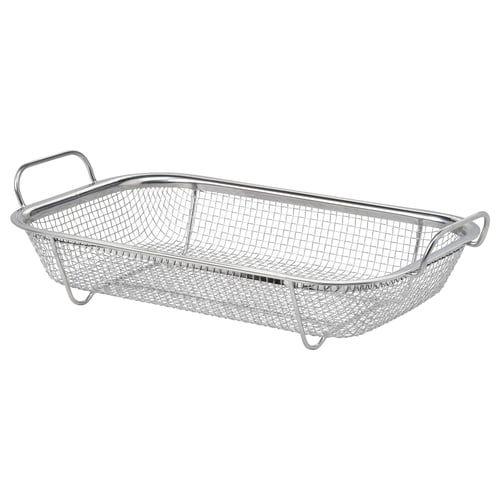 GRILLTIDER سلة شواء, ستينلس ستيل, 33x19 سم