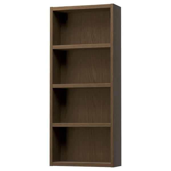 HAGAÅN خزانة حائط مفتوحة, بني شكل السنديان, ‎40x15x95 سم‏