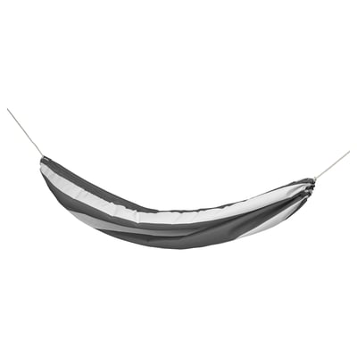 HAMNÖN أرجوحة شبكية, فحمي/أبيض, ‎150x265 سم‏