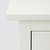HEMNES خزانة بـ 3 أدراج, أبيض, ‎58x79 سم‏