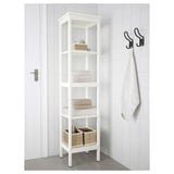 HEMNES وحدة رفوف, أبيض, ‎42x172 سم‏