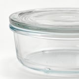 IKEA 365+ حافظة طعام بغطاء, زجاج, 400 مل