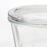 IKEA 365+ حافظة طعام بغطاء, زجاج, 600 مل