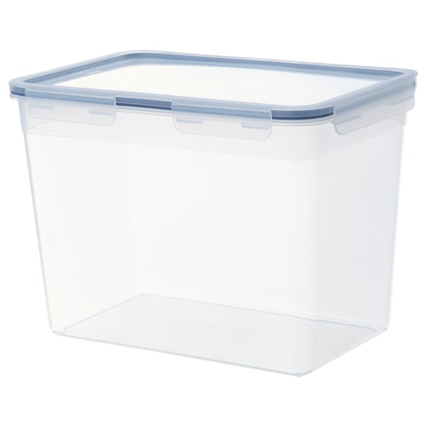 IKEA 365+ حافظة طعام بغطاء, مستطيل/بلاستيك, 10.6 ل