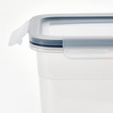 IKEA 365+ حافظة طعام بغطاء, مستطيل/بلاستيك, 4.2 ل