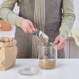 IKEA 365+ برطمان بغطاء, زجاج, 1.7 ل