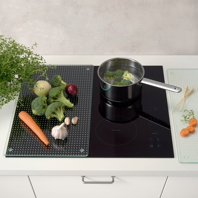 INSUG غطاء موقد, زجاج, ‎52x30 سم‏