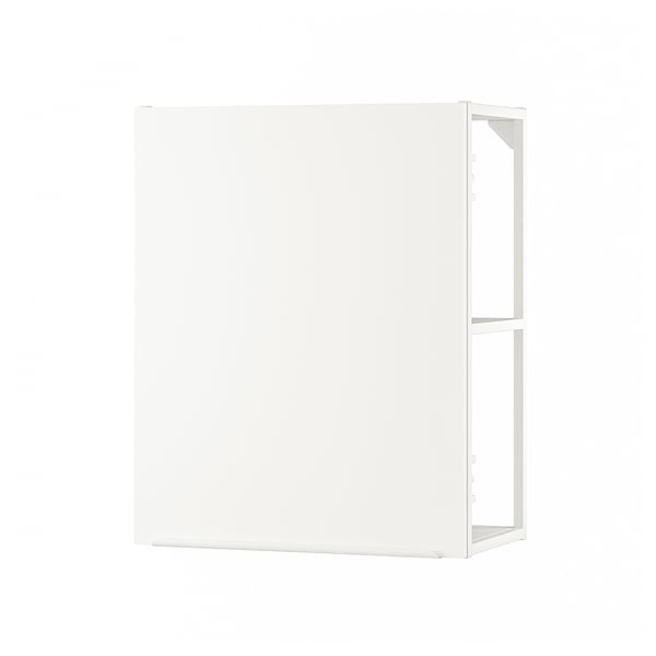 JÄRNBODA خزانة حائط, مع رف وباب أبيض, 60x32x75 سم