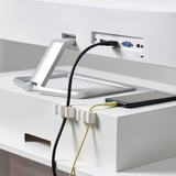 KALKSTUFF حامل أسلاك، طقم من ٣ قطع, أبيض