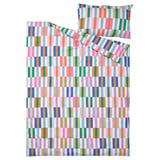 KLIBBKORSÖRT غطاء لحاف و غطاء مخدة, عدة ألوان, ‎150x200/50x80 سم‏