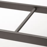 KOMPLEMENT ماسورة تعليق ملابس, رمادي غامق, ‎100x35 سم‏