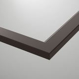 KOMPLEMENT رف زجاجي, رمادي غامق, ‎50x58 سم‏