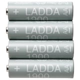 LADDA بطّارية قابلة للشحن, HR06 AA 1.2V, 1900mAh
