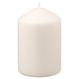 LÄTTNAD شمع غير معطر, لون طبيعي, 10 سم