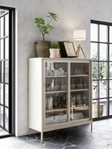 LAUTERS مصباح طاولة, دردار/أبيض